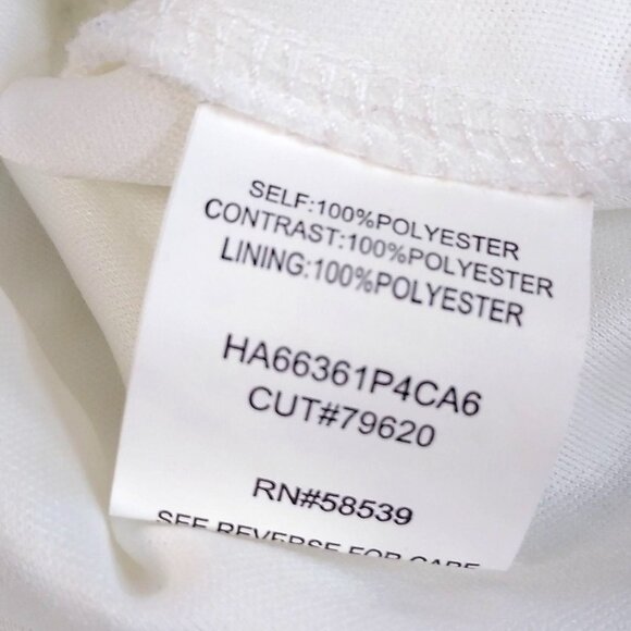 Maurices White Layered Ruffle Tank Top Black Contrast Trim Small Polyester EUC - Picture 5 of 6